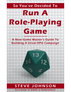 So You've Decided To Run A Role-Playing Game Cover